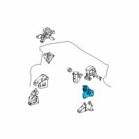 OEM Toyota Prius Insulator Diagram - 12372-37110