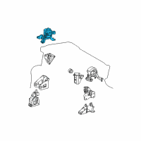OEM Toyota Prius Side Mount Diagram - 12305-37160