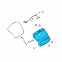 OEM 2011 Nissan Juke Door - Back Diagram - KMA0M-1KMAA