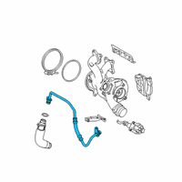 OEM 2020 BMW 745e xDrive OIL SUPPLY LINE Diagram - 11-42-8-679-019