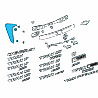 OEM 2015 Chevrolet Trax Applique Diagram - 42533116