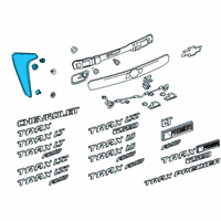 OEM 2017 Chevrolet Trax Applique Diagram - 42533116