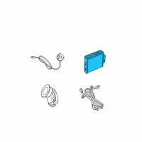 OEM Dodge Charger Module-Parking Assist Diagram - 56054121AD