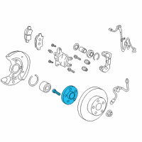 OEM 2013 Toyota Prius C Hub Diagram - 43502-52030