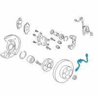 OEM 2012 Scion iQ Brake Hose Diagram - 90947-02F92