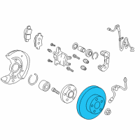 OEM 2013 Scion iQ Rotor Diagram - 43512-74010