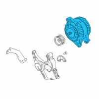 OEM Chrysler Grand Voyager ALTERNATR-Engine Diagram - 5104775AA