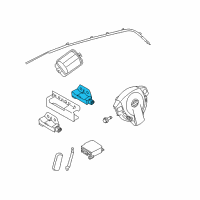 OEM 2015 Nissan Rogue Select Sensor-Air Bag Front Center Diagram - K8581-1VK0A