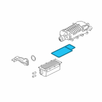 OEM Ford Mustang Supercharger Seal Diagram - 7R3Z-9H486-AA