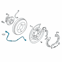 OEM Nissan Versa Sensor Assy-Antiskid, Rear Diagram - 47900-5FA0C