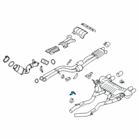 OEM BMW M2 RETAINING BRACKET, RIGHT Diagram - 18-20-8-099-600