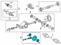 OEM 2014 Toyota RAV4 Ring & Pinion Diagram - 41201-59115
