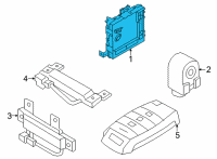 OEM 2021 Kia Seltos Unit Assembly-IBU Diagram - 95400Q5DG0