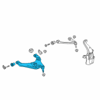 OEM GMC Lower Control Arm Diagram - 23490293