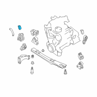 OEM 1999 Nissan Quest STOPPER-Engine Mounting Diagram - 11215-0B000