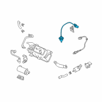 OEM 2019 Kia Stinger Oxygen Sensor Assembly Diagram - 392102CTA0