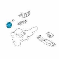 OEM Infiniti M35 Insulator-Engine Mounting, Front Diagram - 11220-EG30A