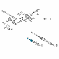 OEM 2017 Nissan Armada Joint Assy-Outer Diagram - 39211-1LA0C