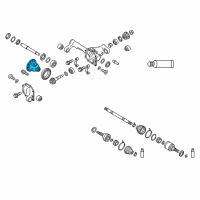 OEM Nissan Armada Case-Differential Diagram - 38421-4J00A