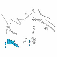 OEM 2013 Ford C-Max Washer Reservoir Diagram - HM5Z-17618-B