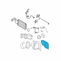 OEM 2007 Lincoln Town Car Seal Diagram - 8W1Z-19C593-A