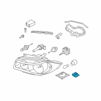 OEM Electronics Box Alc Uncoded Diagram - 63-11-7-180-829