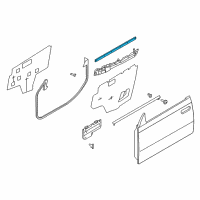 OEM Infiniti M45 Seal Assy-Front Door Inside RH Diagram - 80834-AG000