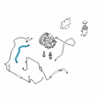 OEM 2013 Ford Transit Connect Reservoir Hose Diagram - BT1Z-3691-A