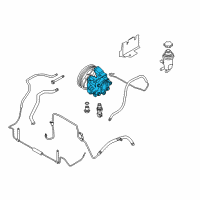 OEM 2011 Ford Transit Connect Power Steering Pump Diagram - BT1Z-3A696-A