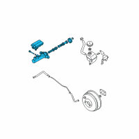 OEM 2007 Nissan Quest Cylinder Brake Master Diagram - 46010-CK000