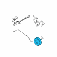 OEM 2007 Nissan Quest Master Vacuum Assembly Diagram - 47210-CK100