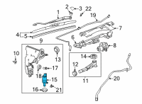 OEM 2022 Cadillac CT5 Washer Pump Diagram - 84238794