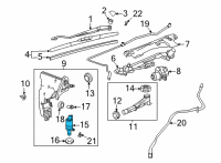 OEM Cadillac CT5 Washer Pump Diagram - 84238794