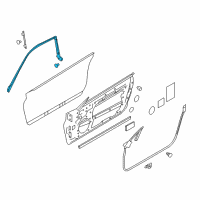 OEM 2018 Infiniti Q60 Weatherstrip-Body Side, RH Diagram - 76860-5CA0A