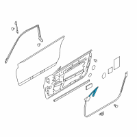 OEM 2020 Infiniti Q60 WEATHERSTRIP Front Door RH Diagram - 80832-5CA0B