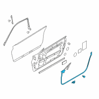 OEM 2017 Infiniti Q60 W/STRP Fr Dr LH Diagram - 80831-5CA0B