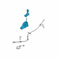 OEM Ford Escape Gear Shift Assembly Diagram - GV6Z-7210-DC