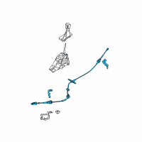 OEM 2018 Ford Escape Shift Control Cable Diagram - GV6Z-7E395-M