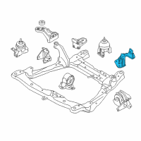 OEM Kia Amanti Bracket-Transmission Support Diagram - 452143A310