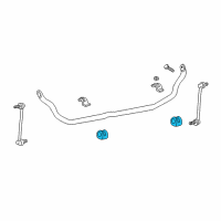 OEM 2007 Dodge Caravan BUSHING-STABILIZER Bar Diagram - 4743024AE