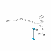 OEM 2011 Honda Insight Link, Front Stabilizer Diagram - 51320-TF0-003