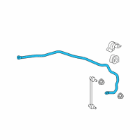 OEM 2009 Honda Fit Spring, Front Stabilizer Diagram - 51300-TK6-A01