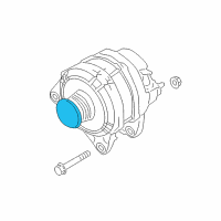 OEM 2012 Nissan Cube Pulley-Alternator Diagram - 23151-JD20A