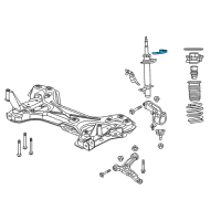 OEM 2014 Ram ProMaster 1500 Seat-Spring Diagram - 68167899AB