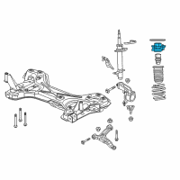 OEM 2015 Ram ProMaster 1500 Mount-Shock Upper Diagram - 68226710AA