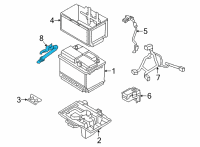 OEM 2022 Hyundai Tucson WIRING ASSY-ENG GROUND Diagram - 91861-CW010