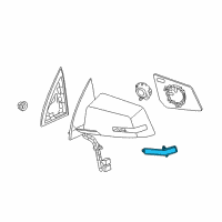 OEM 2015 Chevrolet Traverse Turn Signal Lamp Diagram - 20832958