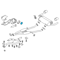 OEM 2017 Infiniti Q60 Gasket Converter Diagram - 20813-4GD0A