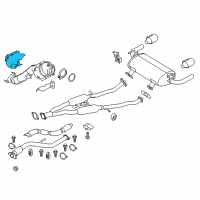 OEM Infiniti Cover Heat SHLD Diagram - 20850-4GD0C