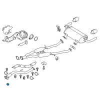 OEM Infiniti Q50 Nut-Front Exhaust Tube Diagram - 20602-41G0A